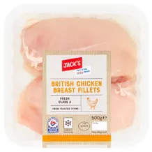 Jack's Chicken Breast Fillets 500g